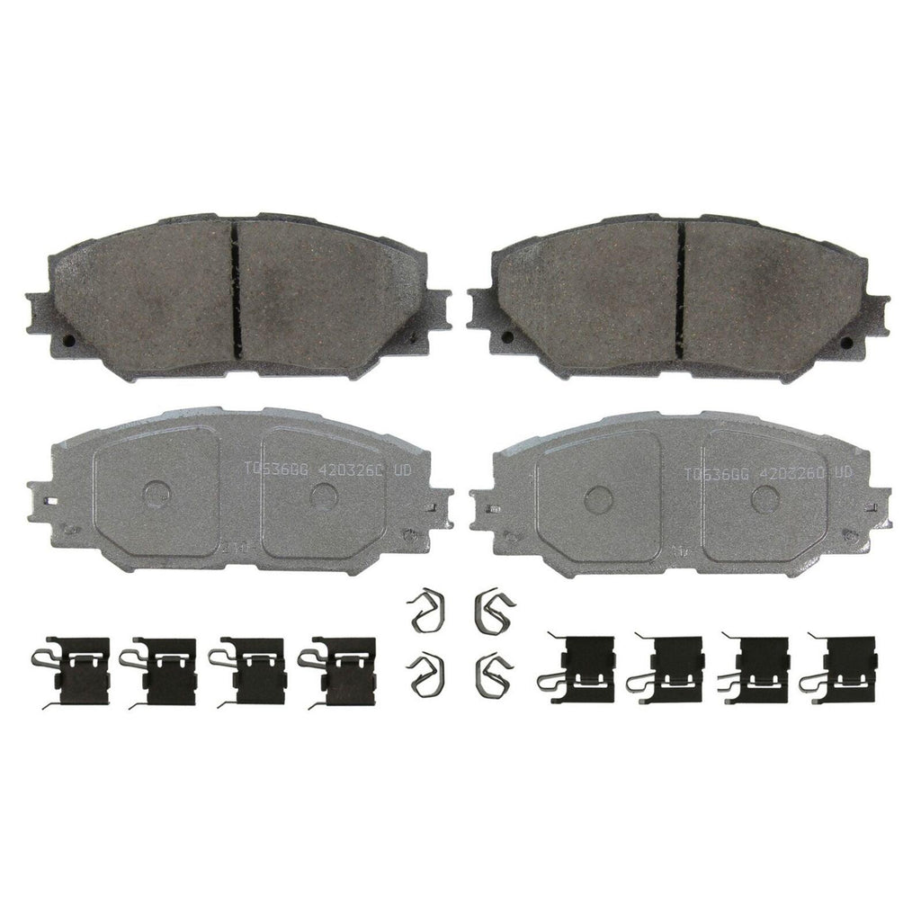 Front Disc Brake Pad Set for Prius V, RAV4, Xb, Xd, Corolla+More (QC1210)