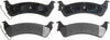 Silver 14D666M Semi-Metallic Rear Disc Brake Pad Set with Wear Sensor