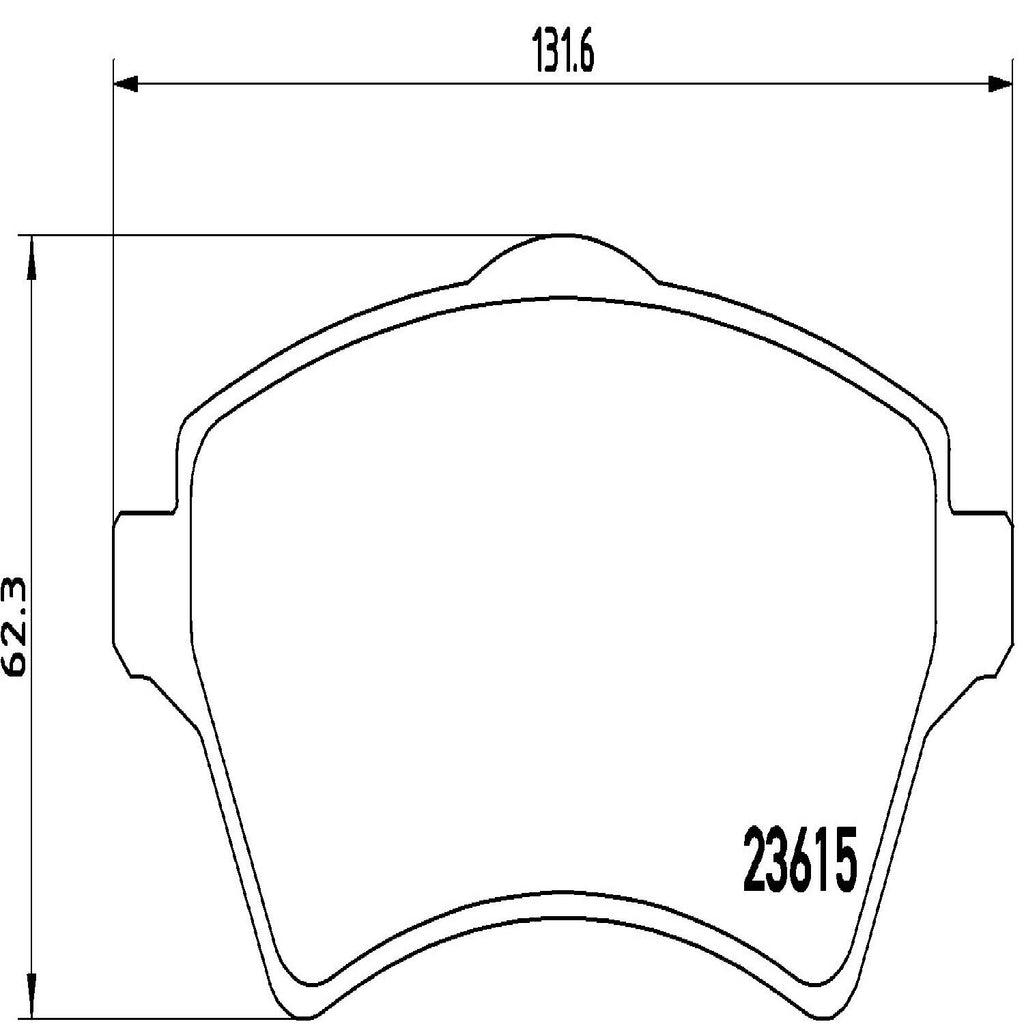 Brembo Front Disc Brake Pad Set for 02-05 Freelander (P44011)