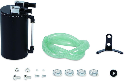 Aluminum Oil Catch Can - Large Wrinkle Black