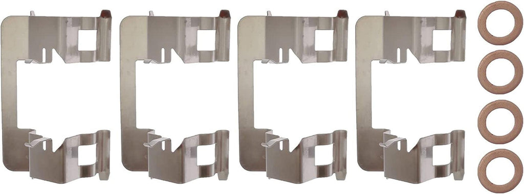 Gold 18FR2246KSD Front Disc Brake Caliper Set with Clips and Washers (Performance Friction Ready Coated)