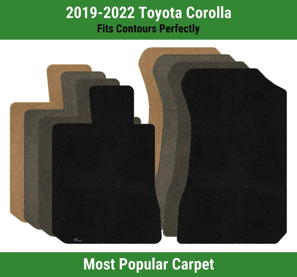 Lloyd Ultimat Front Row Carpet Mats for 2019-2022 Toyota Corolla