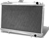 RA-KAS14-2 2-Row Full Aluminum Radiator 26.5 X 17.5 X 2.5 [Compatible with 95-98 Nissan 240SX S14 Silvia KA24, Metallic]