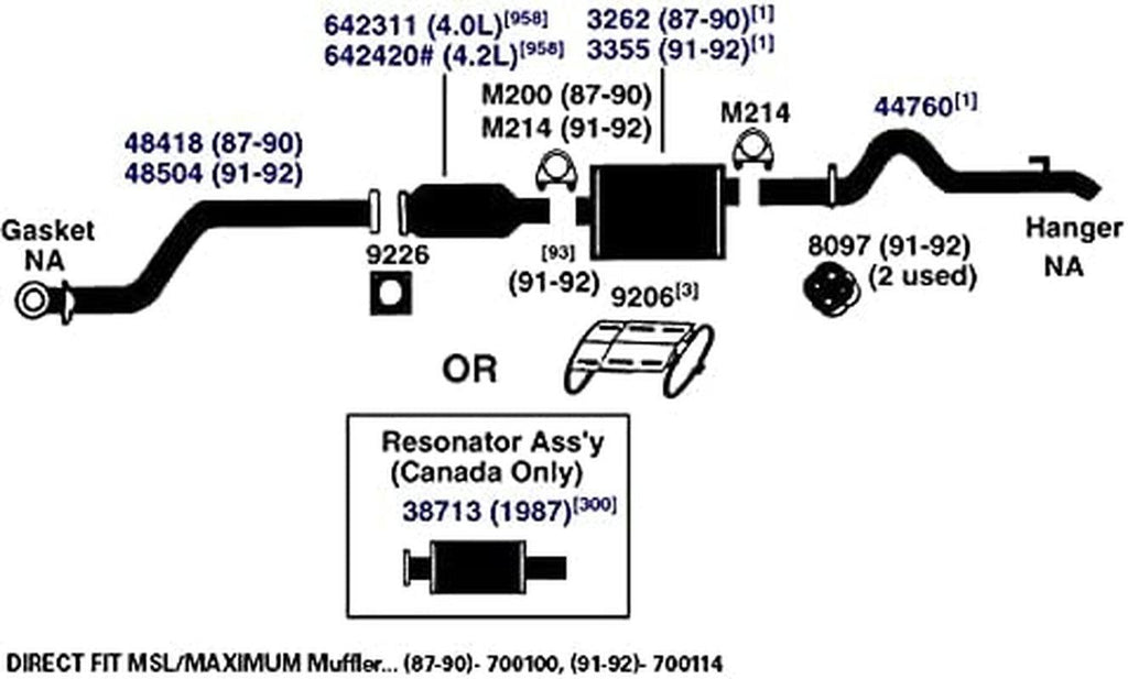 44760 Exhaust Tail Pipe