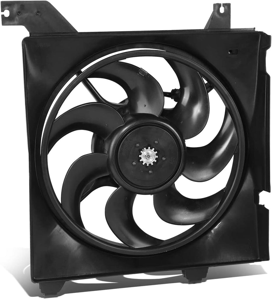 Factory Style Radiator Fan Assembly Compatible with 2003-2008 Tiburon 2.7L,OEM-RF-1141