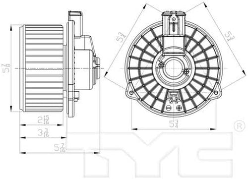 700302 Replacement Blower Assembly for Honda Odyssey, 1 Pack