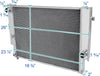 Racing Full Aluminum 2 Row Radiator Compatible with BMW E36 318 323 325 328 M3 E36 1992-1998