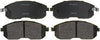 SGD815M Service Grade Semi-Metallic Disc Brake Pad Set