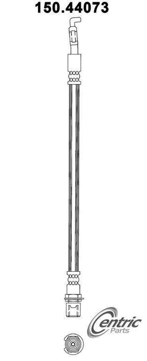 Centric Brake Hydraulic Hose for Lexus 150.44073