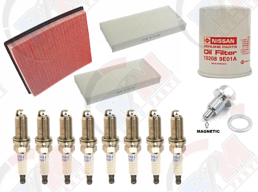 Tune up Kit with Denso Platinum TT Spark Plugs for 2004-2015 Nissan Titan 5.6L