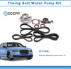 Timing Belt Water Pump Gaskets Tensioner Bearing Kit Fit for 2002-2007 Mitsubishi Lancer 2.0L Eng.Code"4G94"