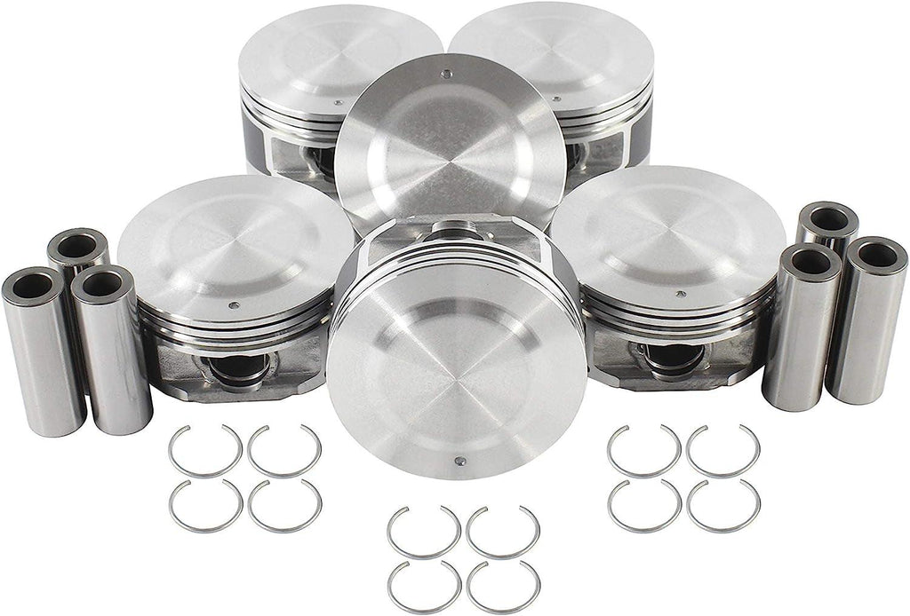 DNJ P3190 Piston Set for 2002-2005 / Buick, Chevrolet, GMC, Isuzu, Oldsmobile, Saab / 9-7X, Ascender, Bravada, Envoy, Envoy XL, Envoy XUV, Rainier, Trailblazer, Trailblazer EXT / 4.2L / DOHC / 24V