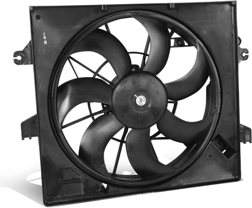 Factory Style Radiator Fan Assembly Compatible with 2013-2017 Veloster 1.6L Turbo,Oem-Rf-1142