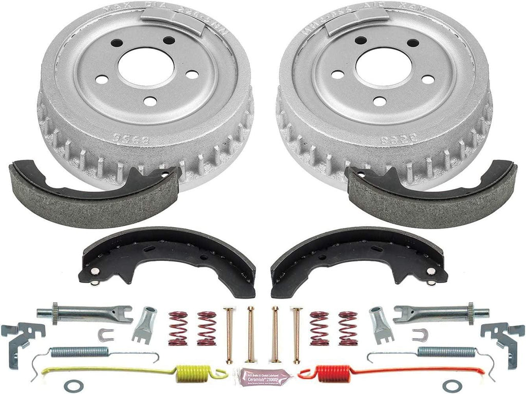 KOE15315DK Autospecialty Rear Replacement Brake Kit-Oe Brake Drums & Ceramic Brake Pads