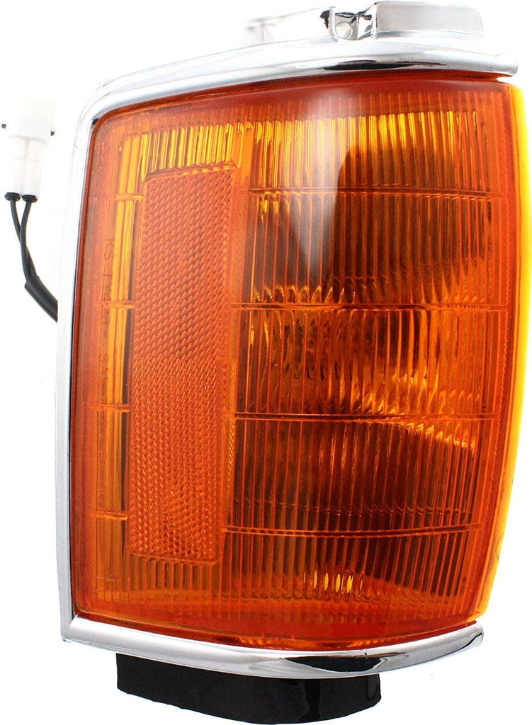 Corner Light for Toyota P/U 1987-1988 / 4RUNNER 1987-1989 RH Assembly with Chrome Trim 4WD
