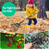 Garden Rake,60 Inch Heavy Duty Small Rake 11 Metal Tines -8.5 Inch Wide, Adjustable Steel Handle,Garden Leaf Rake for Collecting Debris among Flower Beds, Delicate Plants, Lawns ,Yards