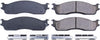 17-965, Z17 Front Ceramic Brake Pads with Hardware