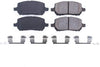 17-956, Z17 Front Ceramic Brake Pads with Hardware