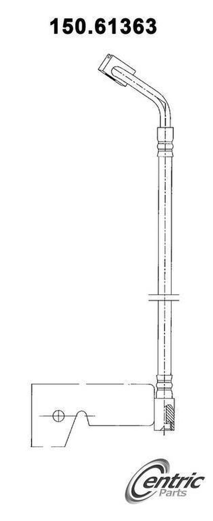 Centric Brake Hydraulic Hose for G80, Mustang 150.61363