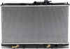 OEM-RA-2148 1-Row Aluminum Core Radiator Compatible with 98-02 Accord 2.3L AT, 26-11/16" W X 14-3/4" H X 5/8" D, 1-1/4" Inlet / 1-1/4" Outlet