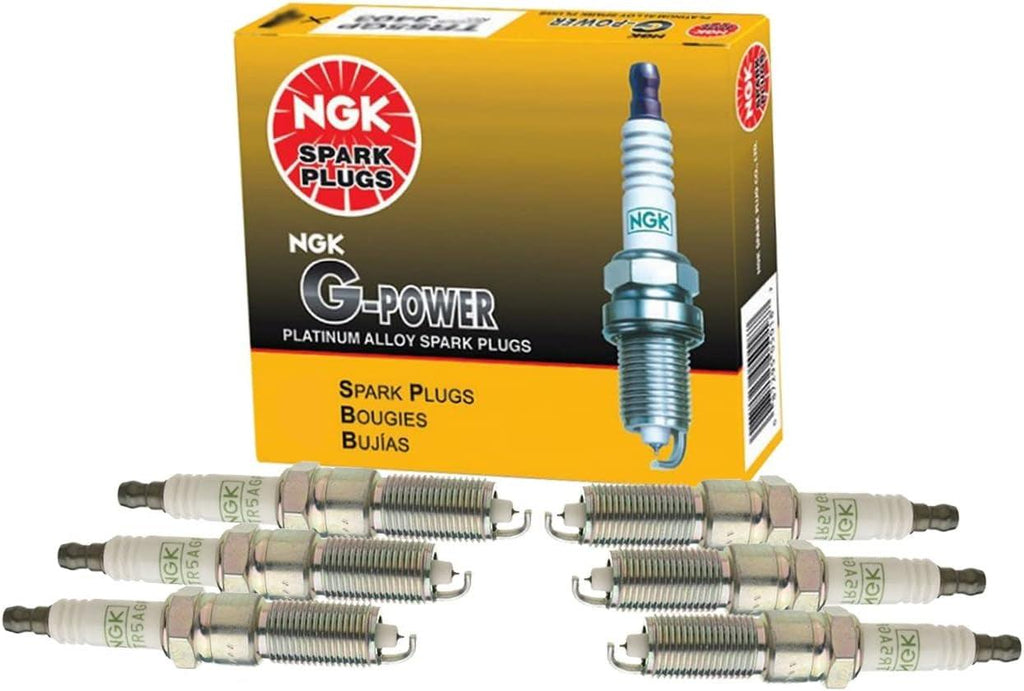 NGK Set of 6 G-Power Platinum Spark Plugs for Chrysler Dodge Jeep VW V6