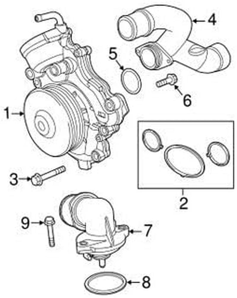 Part 68211202AB Water Pump