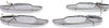 for Chevy Silverado 1500 Exterior Door Handle Front and Rear Driver and Passenger Side Chrome 2007-2013 | Set of 4 | Front Driver Side - with Key Hole | Trim: All Submodels