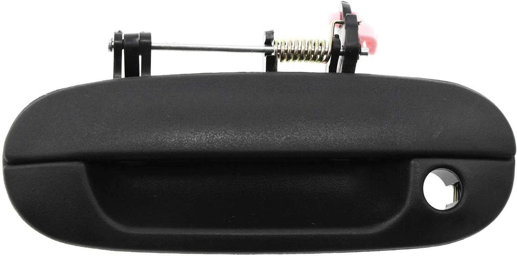 Front and Rear Exterior Door Handle Set of 4 Compatible with 2002-2009 Chevrolet Trailblazer/Gmc Envoy Textured Black Driver and Passenger Side