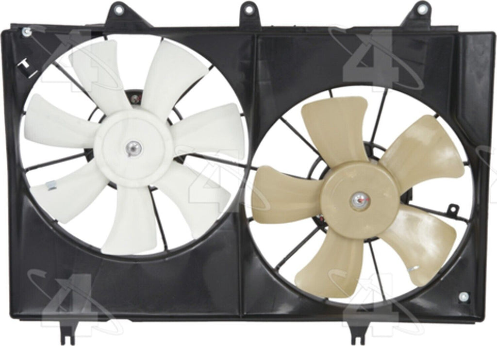 Four Seasons Dual Radiator and Condenser Fan Assembly for 03-04 CTS 76189