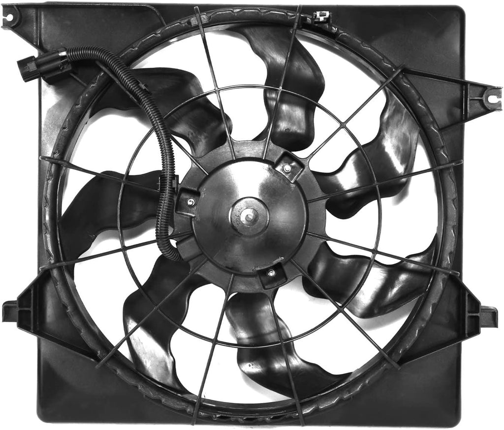 Factory Style Radiator Fan Assembly Compatible with 16-18 Kia Sorento 2.0T,OEM-RF-1171