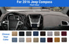 Dashboard Dash Mat Cover for 2016 Jeep Compass (Plush Velour)