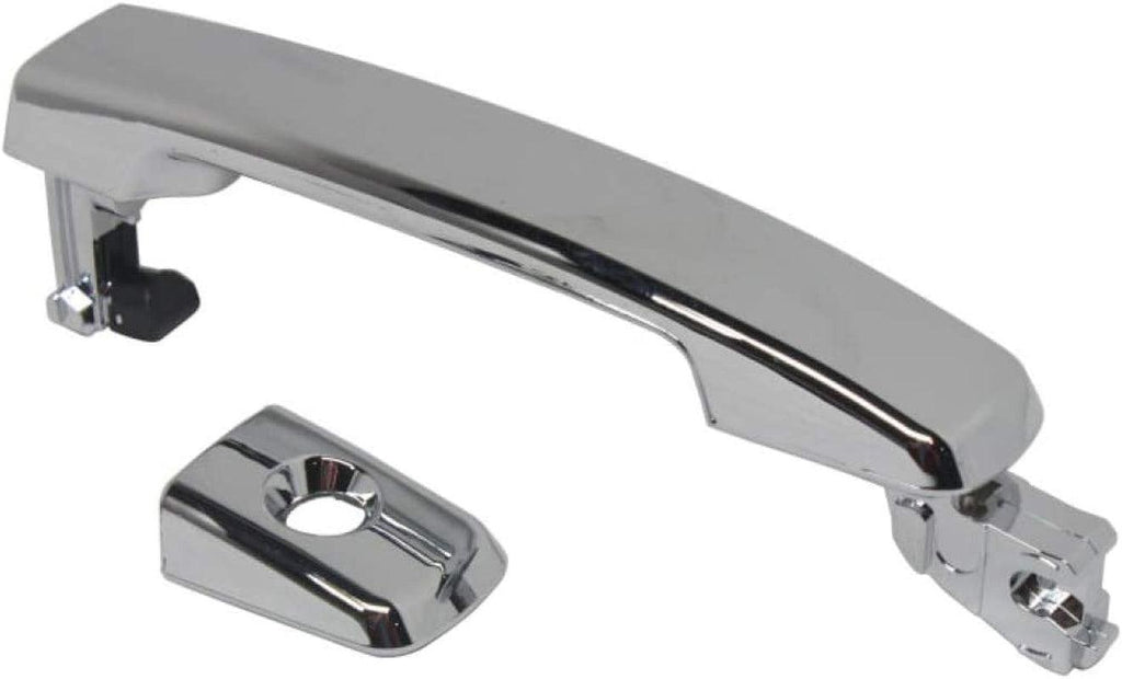 for Nissan Pathfinder Exterior Door Handle Front, Driver Side Chrome (2005-2012) | with Key Hole | Trim:All Submodels | NI1310120 | 80607EA05A
