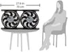 Hayden Automotive  Dual Electric Fan Kit, Black