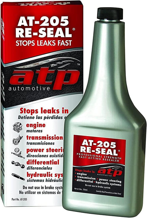 Automotive AT-205 Re-Seal Stops Leaks, 8 Ounce Bottle