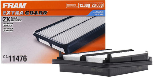 Extra Guard CA11476 Replacement Engine Air Filter for Select Honda Accord and Acura TLX (2.4L) Models, Provides up to 12 Months or 12,000 Miles Filter Protection