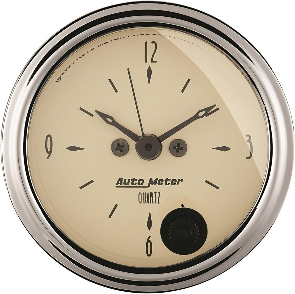 1885 Antique Beige Clock Regular, 2.3125 In.