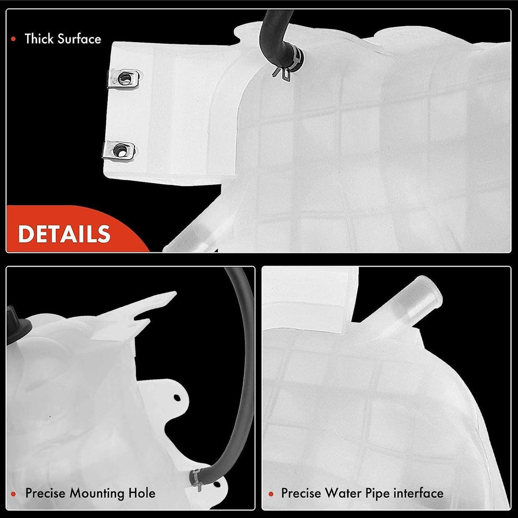 A-Premium Engine Coolant Overflow Recovery Reservoir Tank [W/Cap & Sensor & Tubing] Compatible with International Harvester 3000RE 3200 3800 4300 4300LP 4700 4900 7300 5500I, Replace # BC4Z8A080A