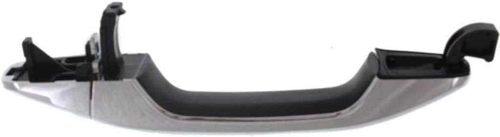 for Chevy Silverado 1500 Exterior Door Handle Rear Driver or Passenger Side Chrome 2014-2018 | Trim:All Submodels | GM1520151 | 22923598