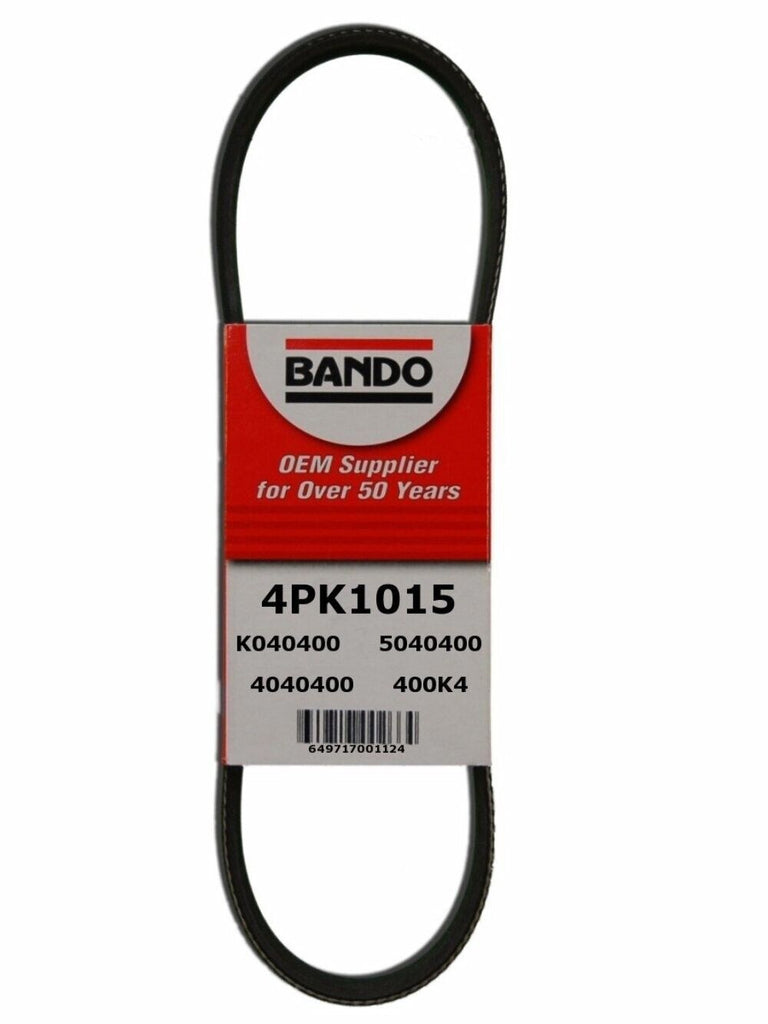 Accessory Drive Belt for Tracker, Vitara, Silverado 2500 Hd+More 4PK1015