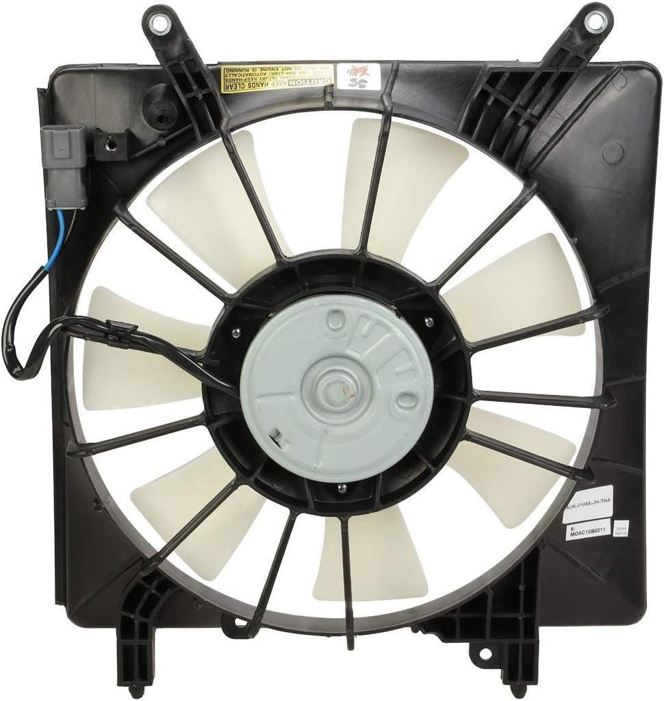 OEM-RF-0190 Factory Style Radiator Cooling Fan Assembly Cooling Efficiency Improved Direct Replacement [Compatible with 02-06 Acura RSX]