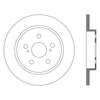 Centric Rear Disc Brake Rotor for 09-14 Corolla (121.99065)