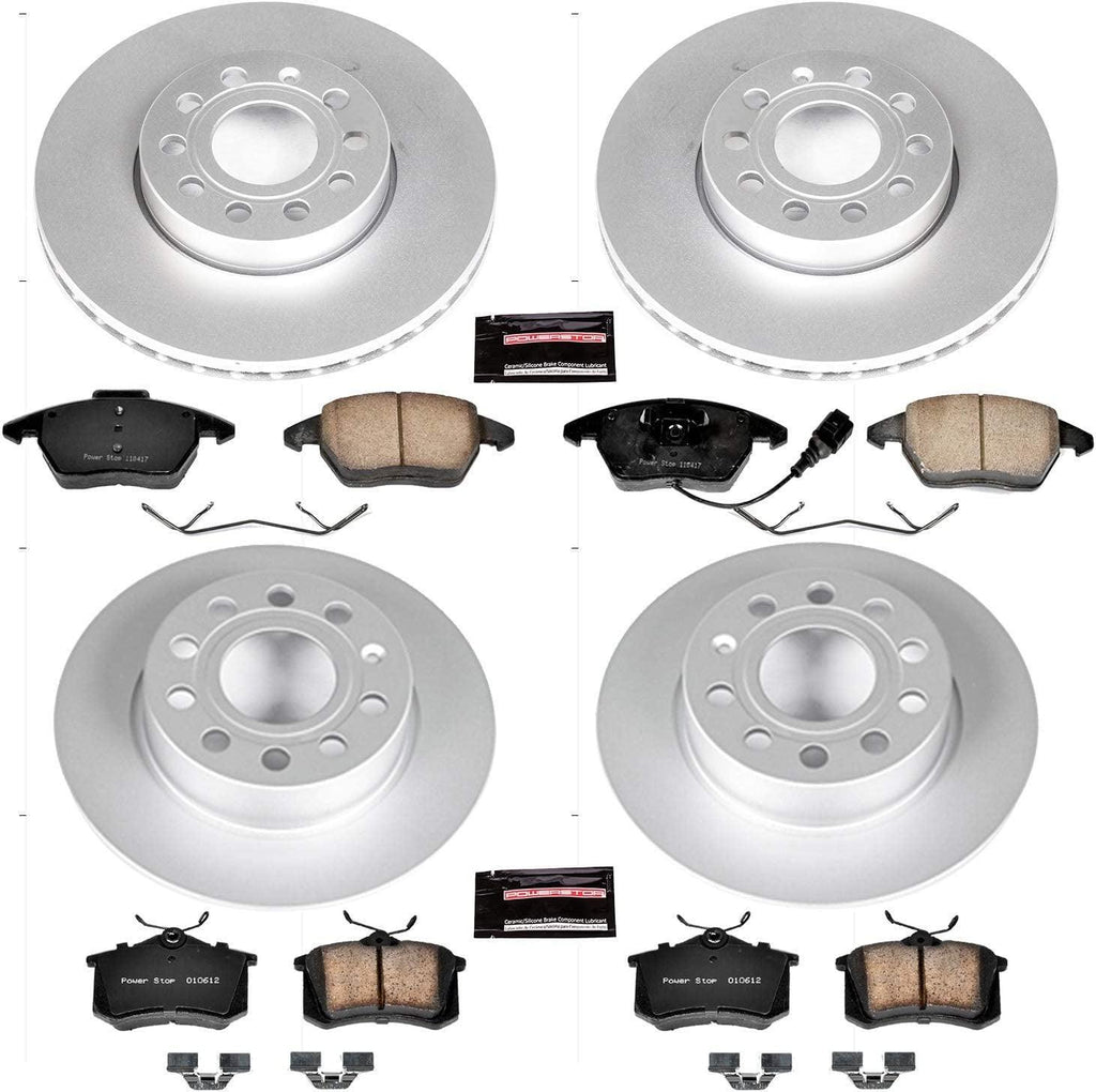 CRK5749 Front and Rear Z23 Evolution Geomet Coated Brake Kit