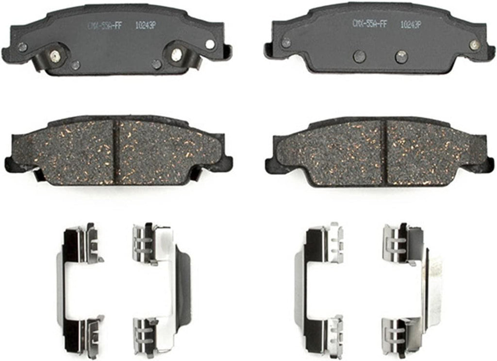 Professional 17D922CH Ceramic Rear Disc Brake Pad Set