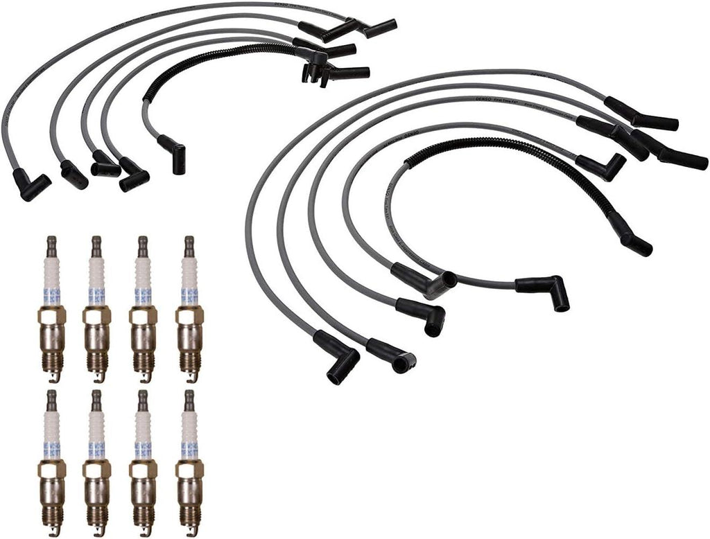 Denso Wire Set 8Mm & 8 Platinum TT Spark Plug.04 Kit for Ford 5.0 5.8 V8