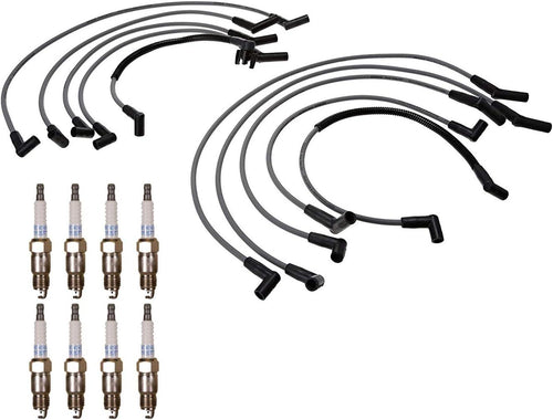Denso Wire Set 8Mm & 8 Platinum TT Spark Plug.04 Kit for Ford 5.0 5.8 V8