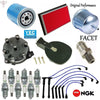 Tune up Kit Filter Spark Plugs Wire for Nissan D21 V6; 3.0L 1990-1994