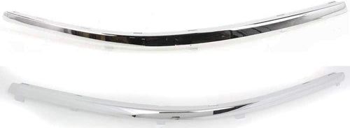 Front Bumper Trim Compatible with 2001-2005 Volkswagen Passat Set of 2 Chrome Passenger and Driver Side