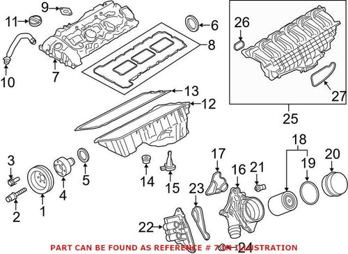 Genuine OEM Engine Valve Cover for BMW F80 F82 F83 F87 M2 M3 M4 Competition 2015-2020 3.0L L6 Turbo RWD