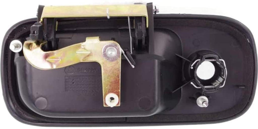 For Chevy Express 2500 Exterior Door Handle Rear Passenger Side - Side Hinged Door Textured Black 2010-2017 | with Key Hole | Trim: Base/Ls/Lt | GM1521152 | 23473841