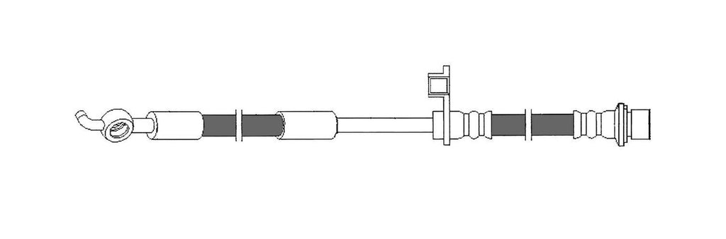 Centric Brake Hydraulic Hose for Prius C, Yaris, Xd 150.44131
